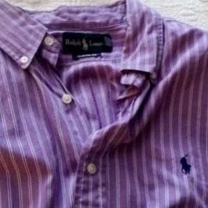 Classic Oxford Shirt Purple Ralph Lauren